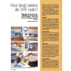 Hvor langt rækker din VHF radio?